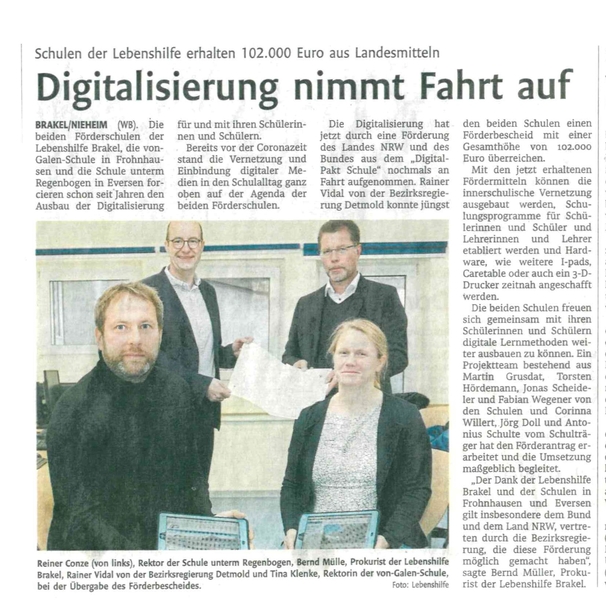 Westfalenblatt vom 09.11.2021