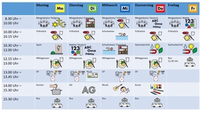 Stundenplanbeispiel Vorstufe